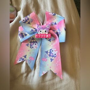 Cute Pastel Hair Bow with Character Design